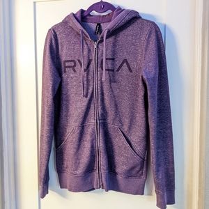 RVCA Zip Hoodie // PURPLE